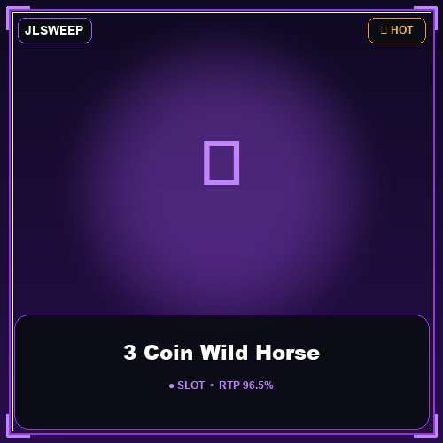 3 Coin Wild Horse